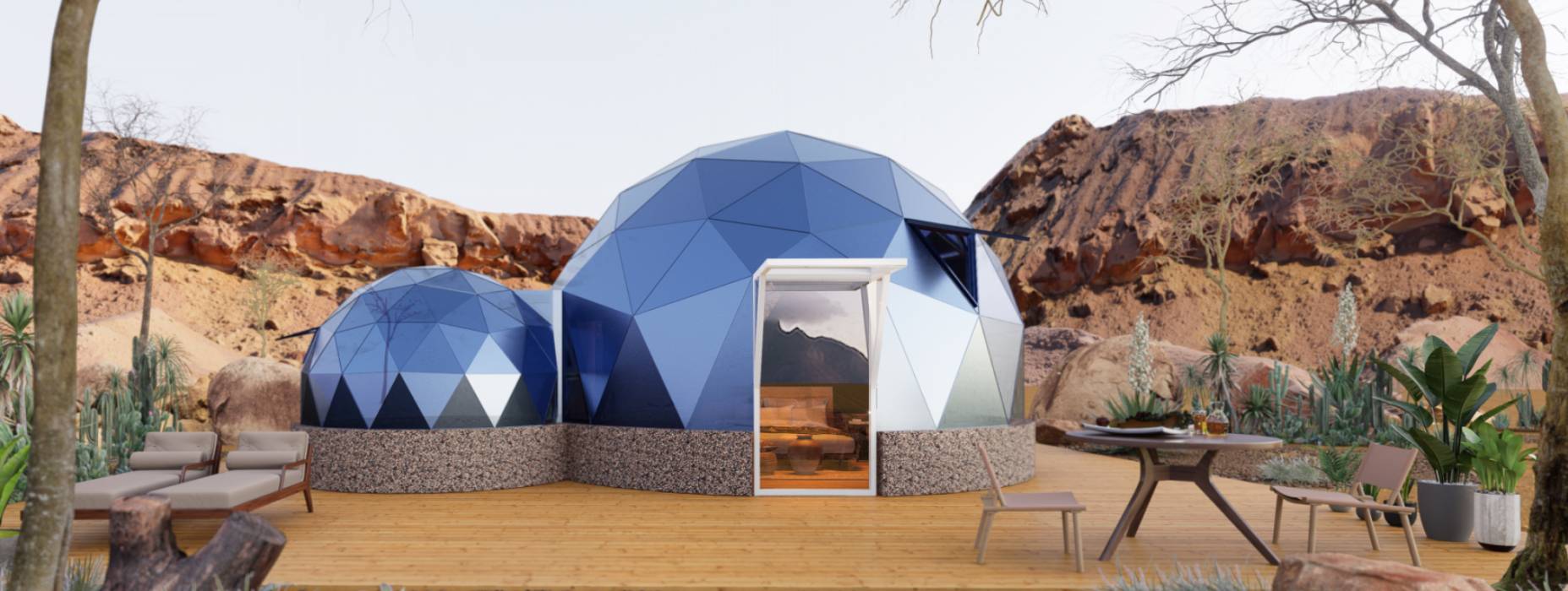 谯城区球形智能光伏玻璃星空房